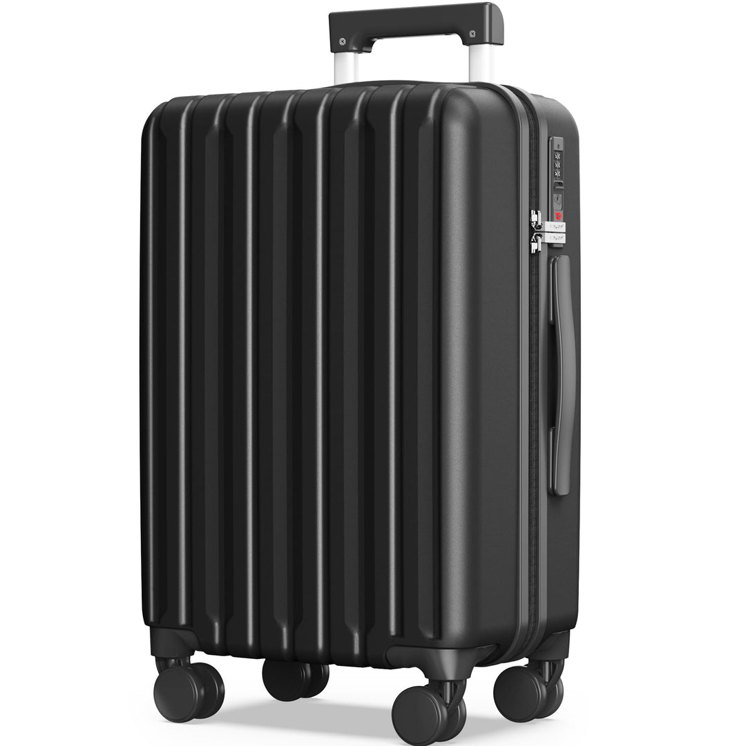 SHOWKOO Koffer Gross 75cm Hartschale Leicht Reisekoffer Polycarbonat Erweiterbar Haltbar Trolley Han