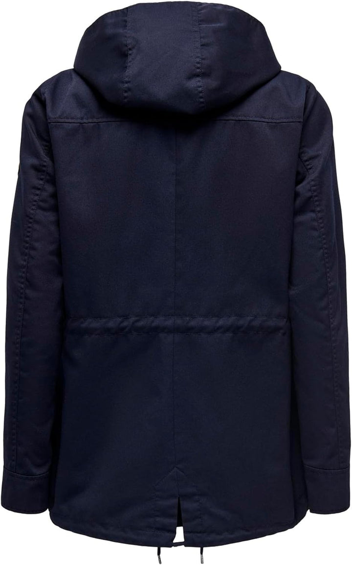 ONLY Female Jacke Leinen Parka XS Blue Graphite, XS Blue Graphite