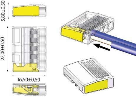 ViD Steckklemmen-Sortiment 200 teilig der 2073 Serie 0,5-2,5 mm² VDE und ENEC10 Steckklemmen-Set 200