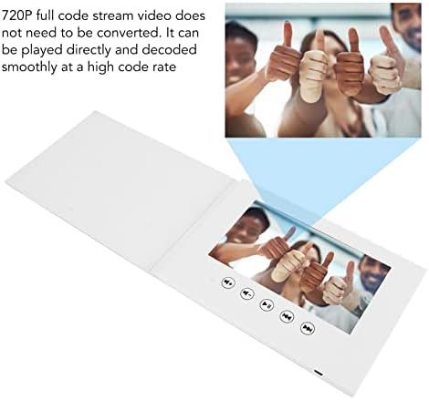 Video-Grusskarte, Digitale Broschüren mit LCD-Bildschirm, Videobuch mit Horizontalem Bildschirm, Wie