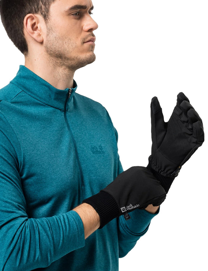 Jack Wolfskin Unisex Supersonic Xt Glove Gloves (1er Pack) M Schwarz, M Schwarz