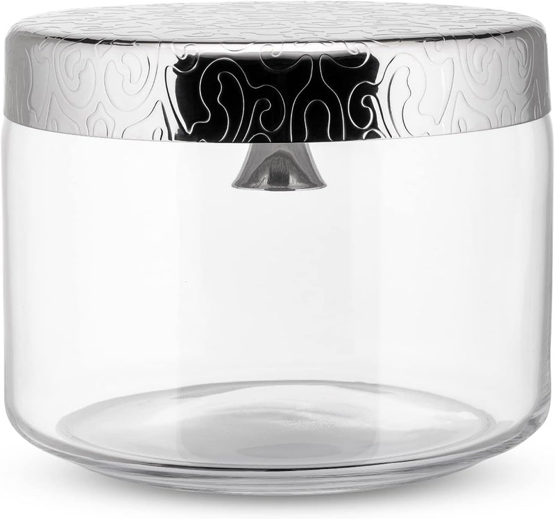 Alessi MW29 Dressed Keksdose aus Glas mit Glöckchen