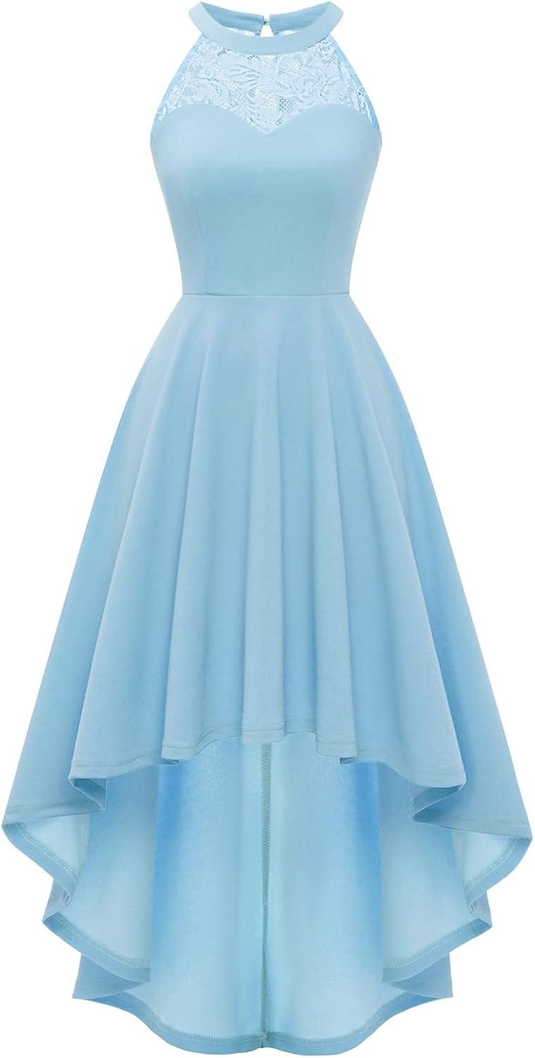 Bbonlinedress Damen Classic Cocktailkleid XS Hi-lo Blue, XS Hi-lo Blue