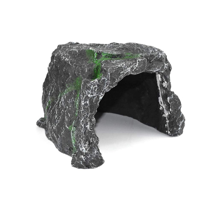 OMEM Reptil Verstecken Höhle Lebensraum Aquarium Harz Nest Dekoration Gecko Eidechse Spezielle Höhle
