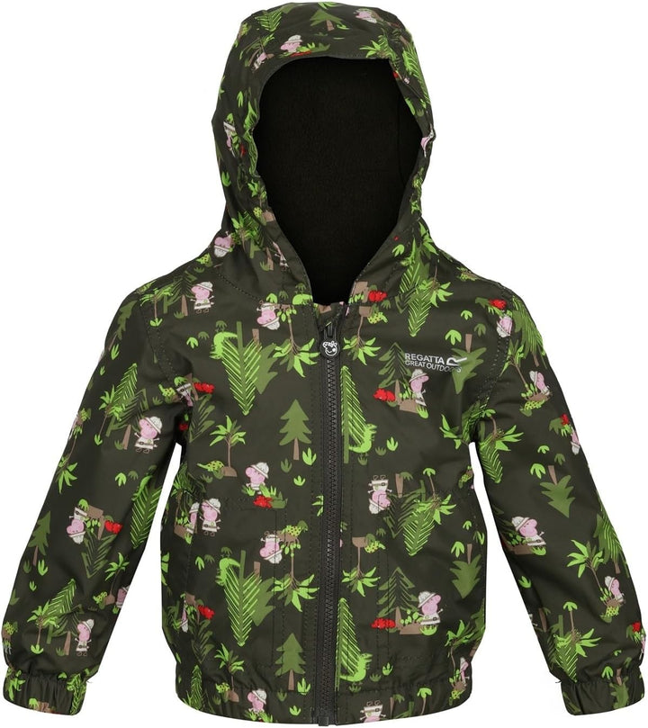 Regatta Unisex Kinder Peppa Muddy Puddle Jacket 12 Monate Dark Khaki, 12 Monate Dark Khaki