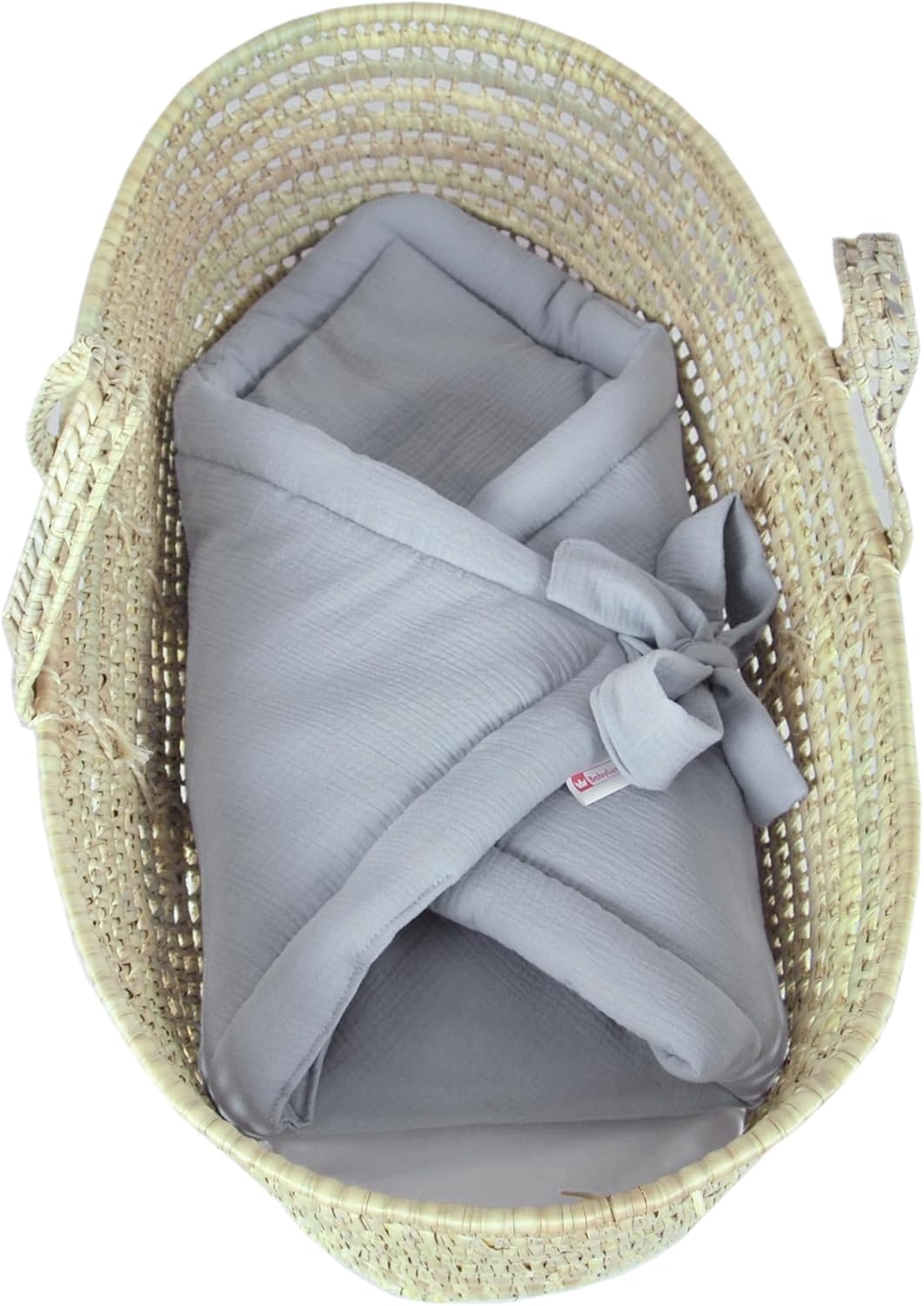 Babylux Einschlagdecke Musselin BABYHÖRNCHEN 75 x 75 cm Baby Neugeborene Erstaussttatung Umschlagdec