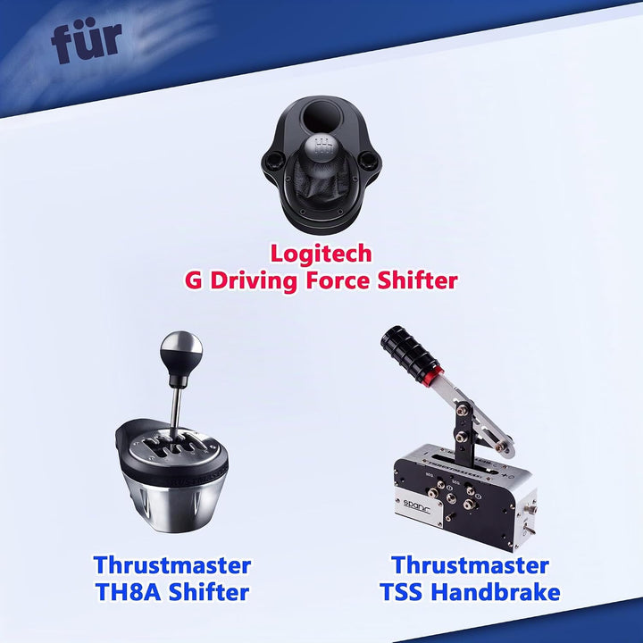 XRhinorth Schreibtisch Halterung für Racing Sim Shifter und Handbremse, kompatibel mit Logitech G Dr