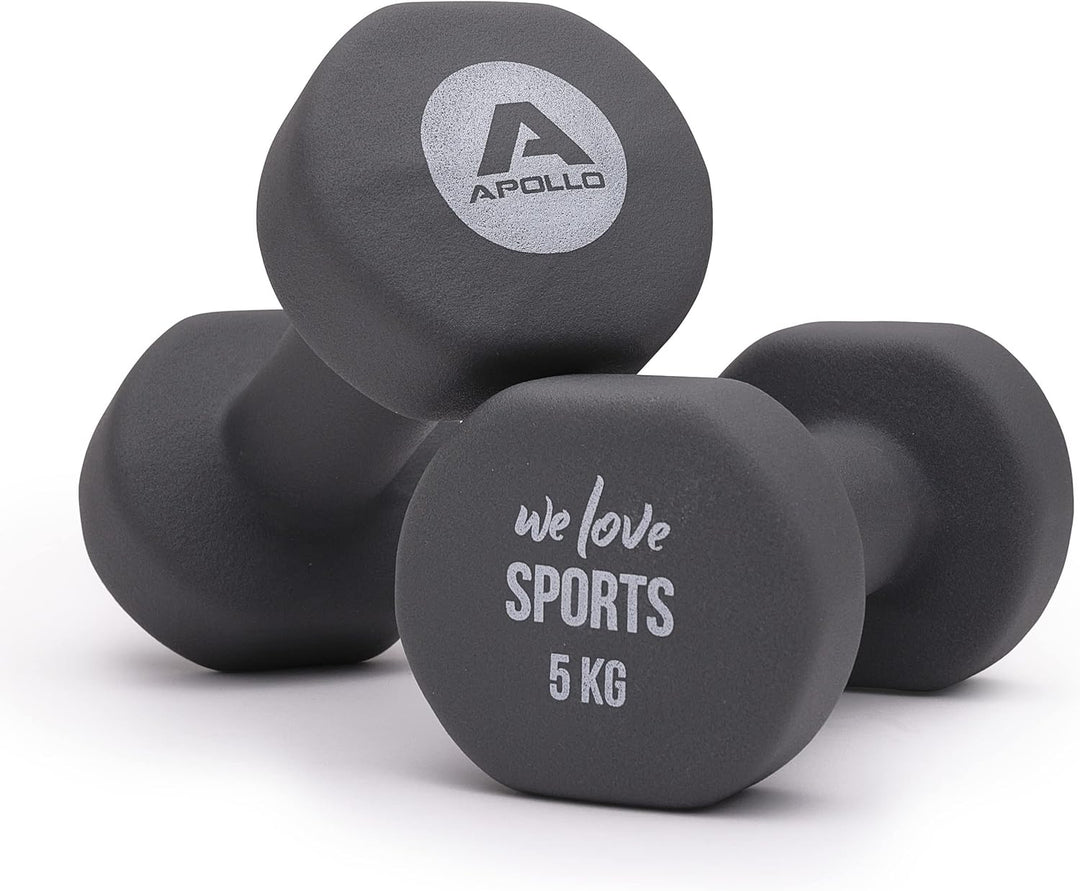 Apollo Hantel Set Kurzhantel | 2 Hanteln | 2er Hantelset | Gewichte für Krafttraining | Kurzhanteln