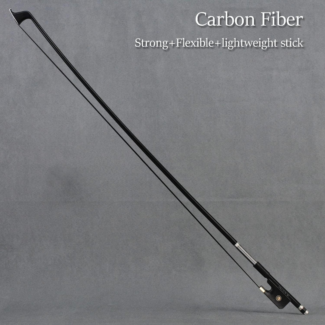 VINGOBOW Kohlefaser Cello Bogen Cellobogen Karbonbogen Carbon Bow Schwarzes Rosshaar für lauten und