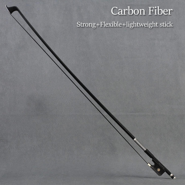 VINGOBOW Kohlefaser Cello Bogen Cellobogen Karbonbogen Carbon Bow Schwarzes Rosshaar für lauten und