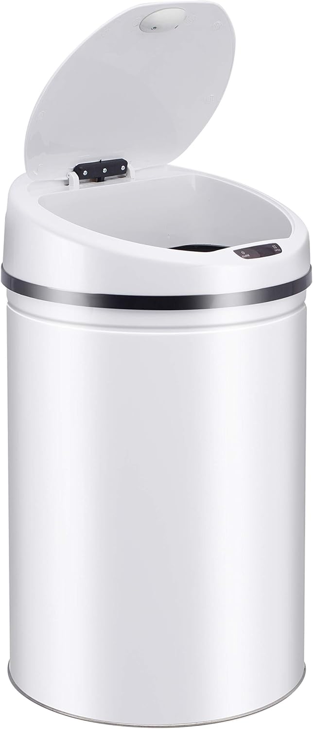 Ribelli Edelstahl Mülleimer 50 Liter - Abfalleimer mit Sensor - automatisches Öffnen und Schliessen
