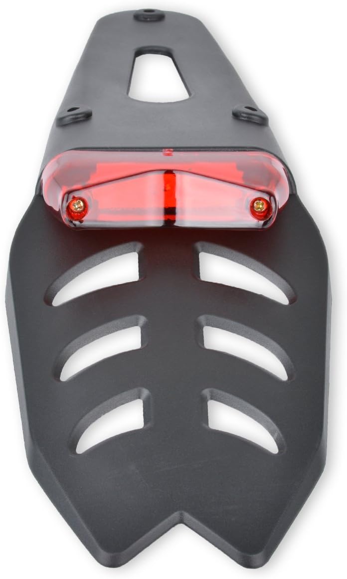 KATUR 12V Motorrad Enduro LED Heckfender Bremsschwanz Lauflicht Blinker Lampe Universal