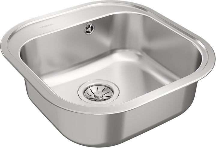 STYLO 1C Fregadero inox cubeta, 165mm, Øgrifo, Mueble 45