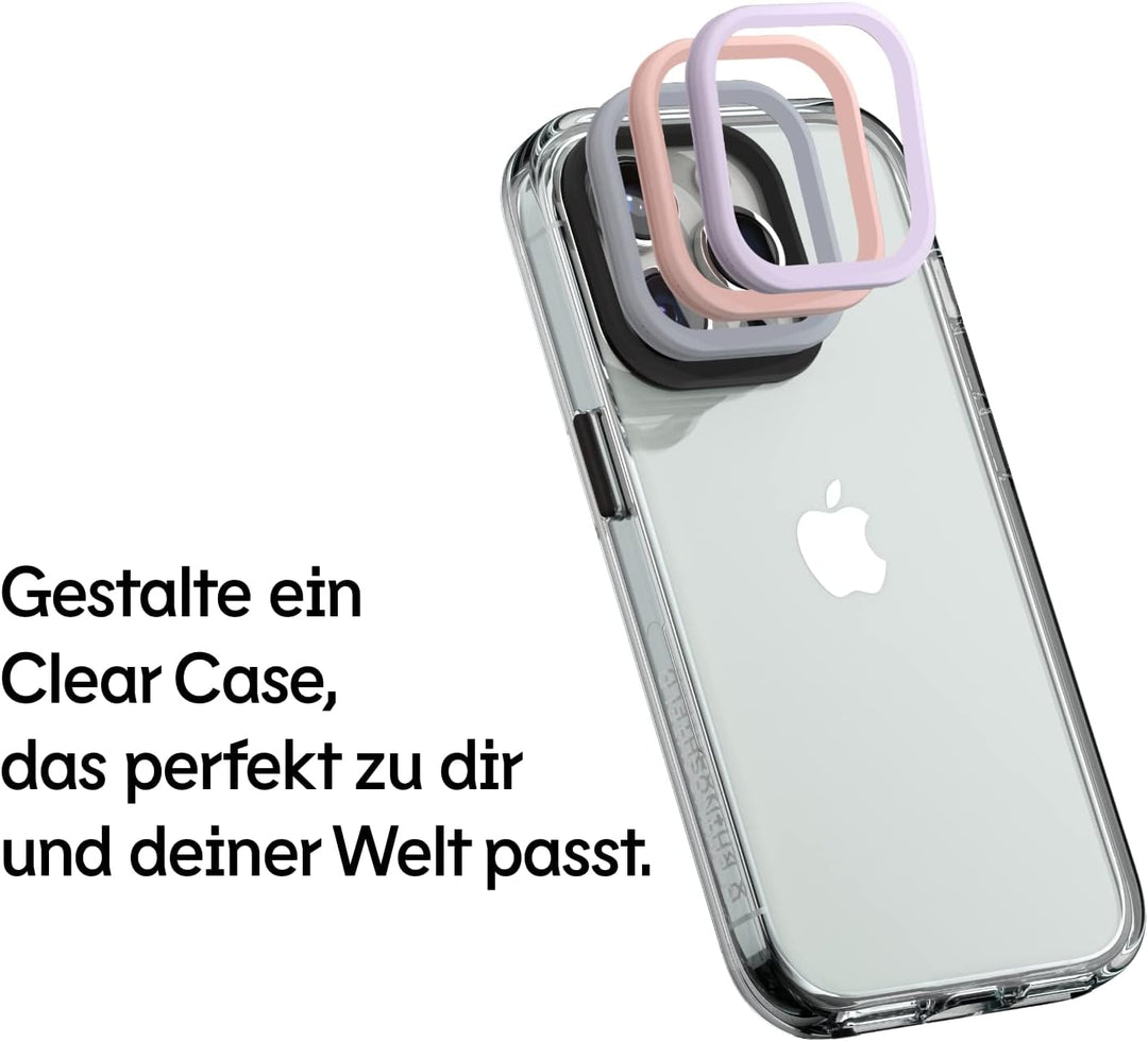 RhinoShield Clear Hülle für iPhone 12 Pro / 12 | Anti-Vergilbung, transparent, hohe Klarheit, stossf