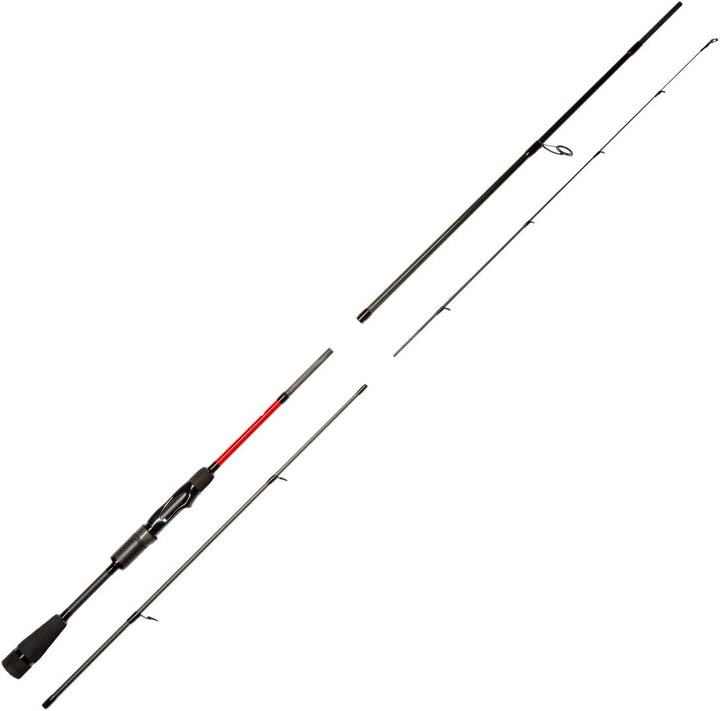 Zeck Predator Troy 1,90m 2-7g Spinnrute - Reiserute für Barsche &amp; Forellen, Barschrute für Angelreis