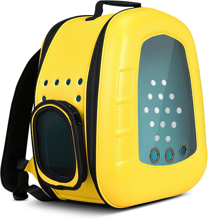 ALLSOPETS Katzenträger-Rucksack Bubble Hunderucksackträger Faltbares Haustier Rucksack für Katzen We