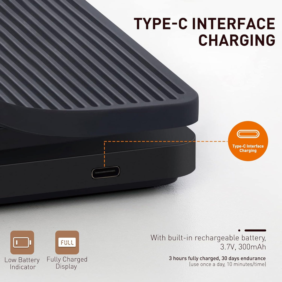 Bagail Digitale Kaffeewaage mit Timer 0,1 g Hochpräzise Elektronische Küchenwaage mit Grossem Displa