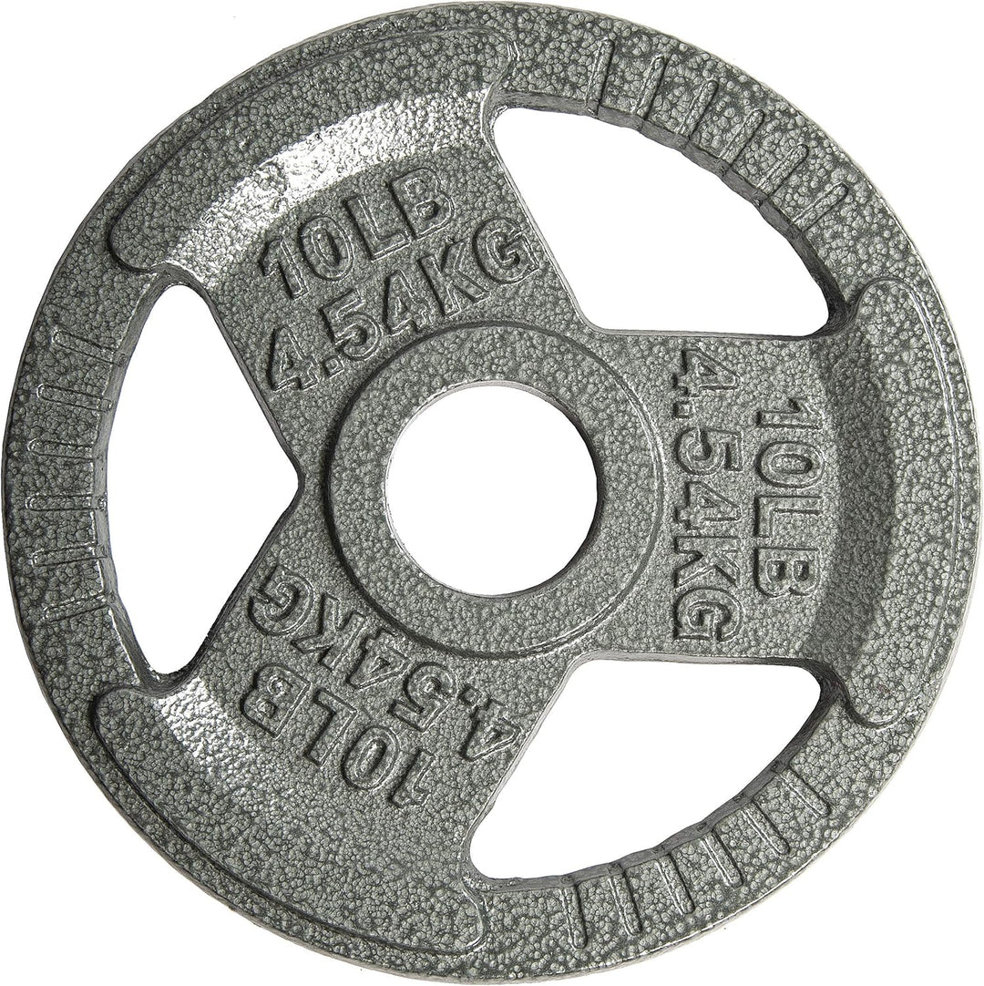 Fitvids 2,5 cm Standard-Hantelscheibe aus Gusseisen für Krafttraining & Gewichtheben, mehrere Grösse