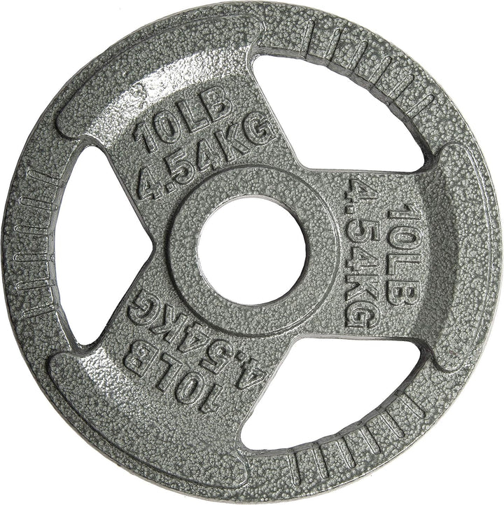 Fitvids 2,5 cm Standard-Hantelscheibe aus Gusseisen für Krafttraining & Gewichtheben, mehrere Grösse