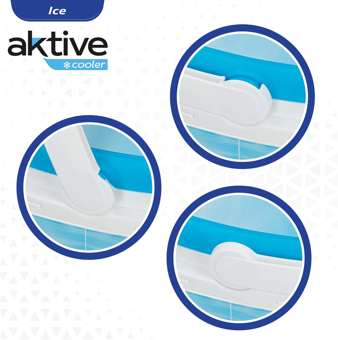 AKTIVE 6L starre tragbare Kühlbox (29x19x20,5 cm), idealer Lebensmittelträger für Picknick oder Pick