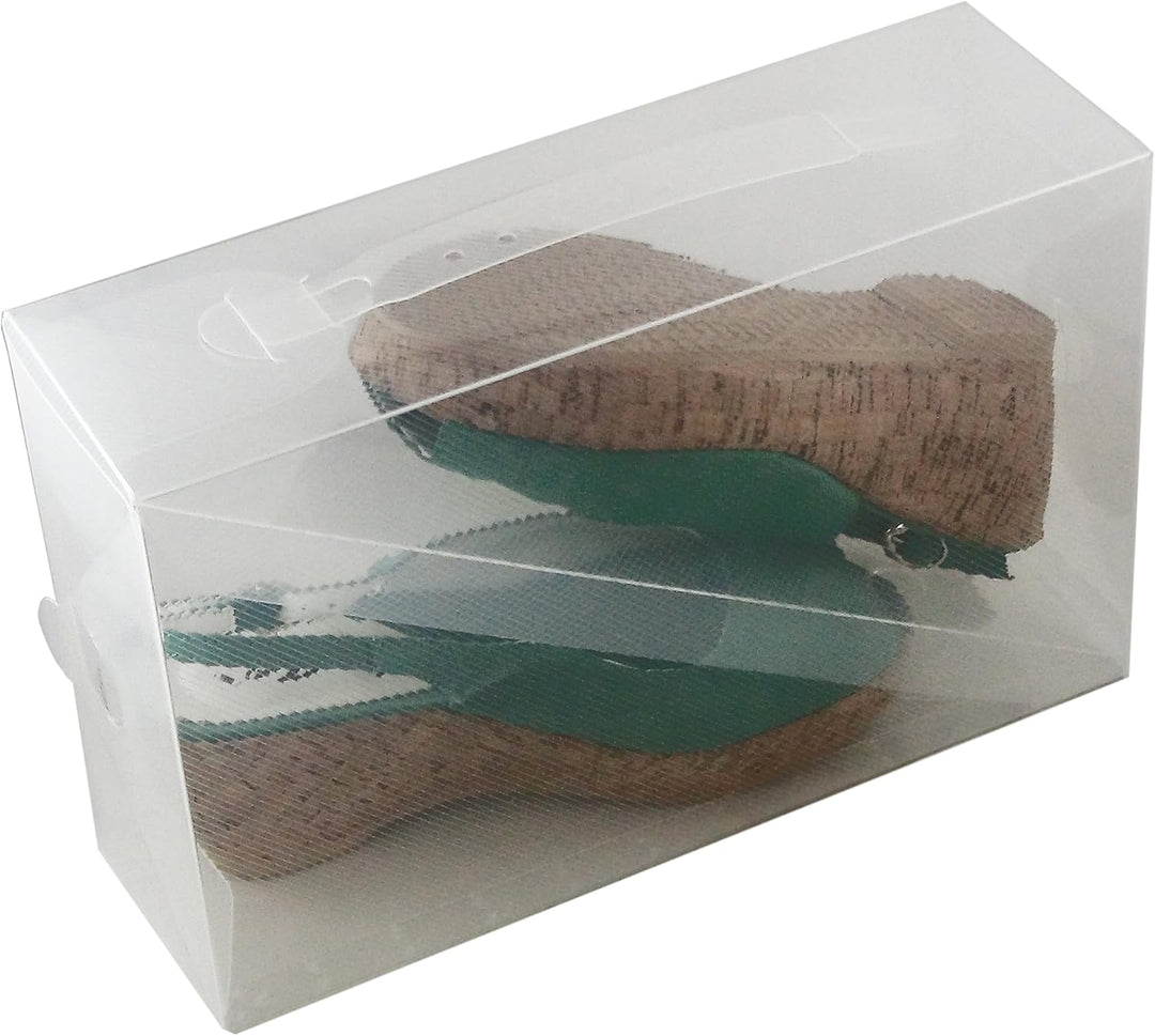 DynaSun 30x PP368TG Schuhbox Schuhkasten Lagerkasten Box Schuhschachtel für Aufbewahrung Schuhe Falt