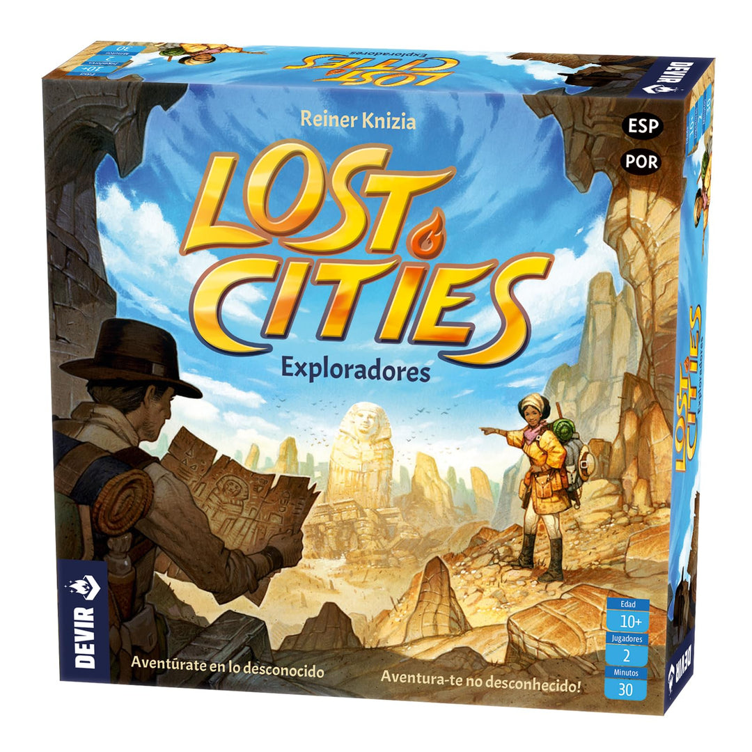 Devir-Lost Cities: Explorer (Ed. In Castellano und Por, Mehrfarbig (1), Farbe/Modell Sortiert