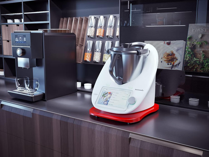 Gleitbrett für Thermomix TM5 TM6 – leicht gleitendes Untergestell thermoBase hochwertigem MDF-Holz –