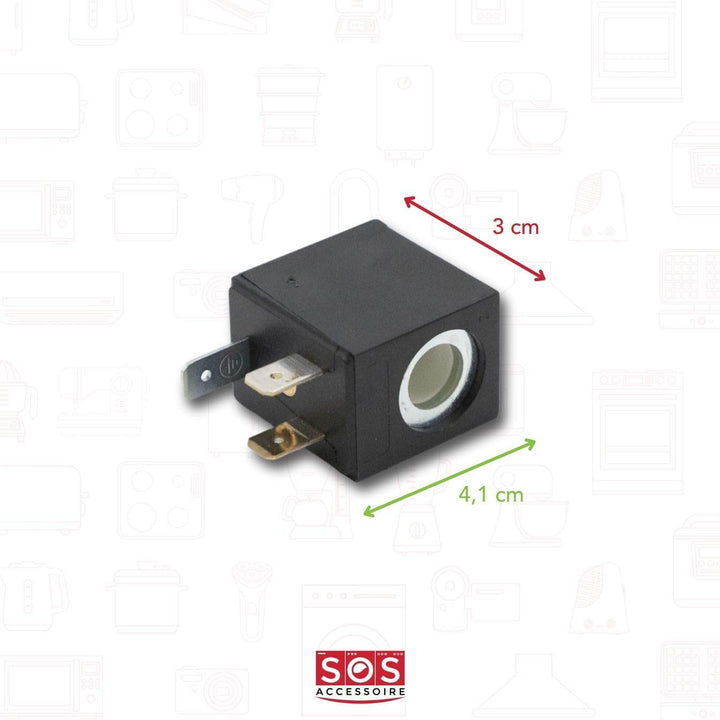 SOS ACCESSOIRE Magnetventilspule für Dampfbügelstation, Bügeleisen CS-00094113, CS-00135126 Astoria,