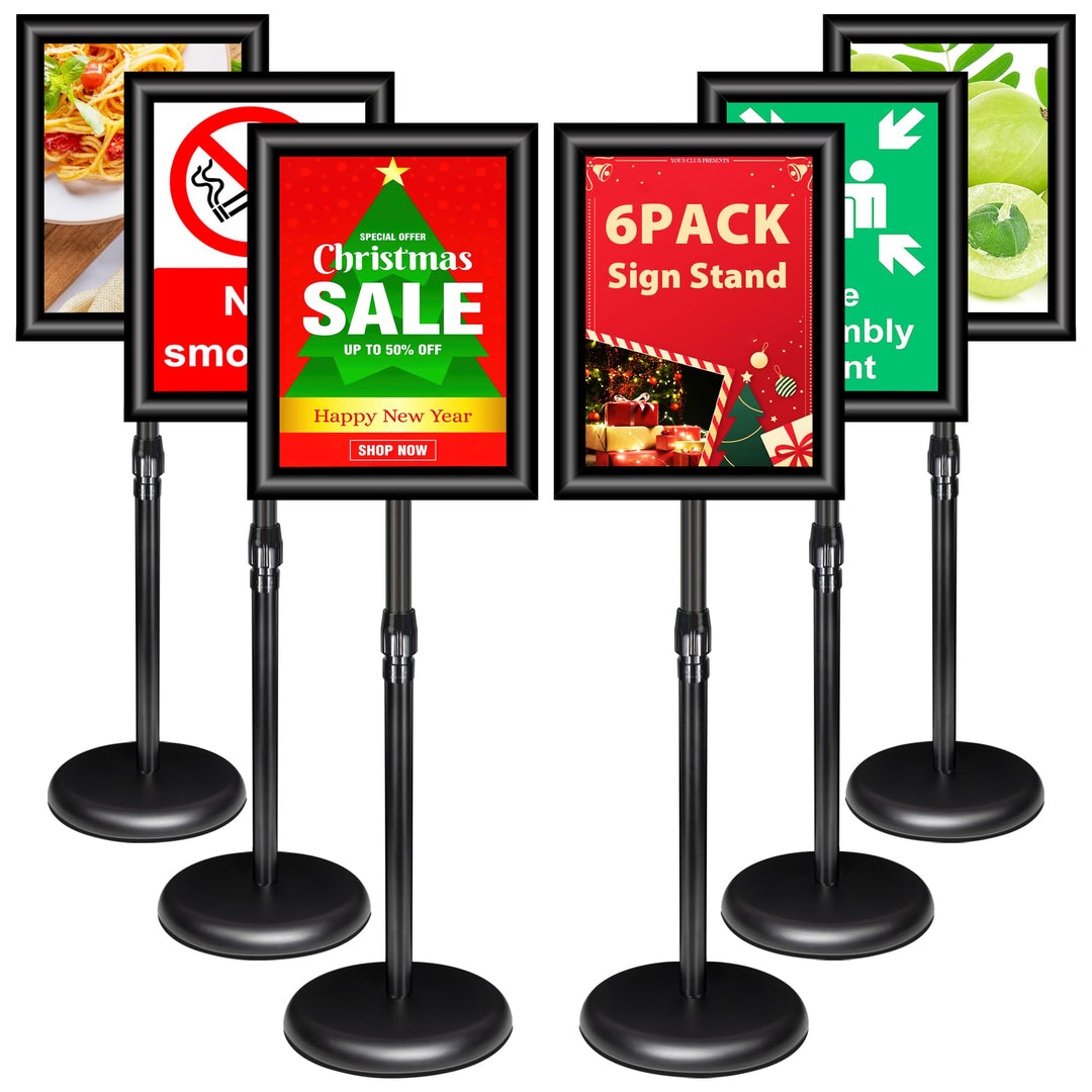 VAIIGO Verstellbarer Schilderständer, A3, Aluminium, für Poster, Menüs, Werbung, Verkauf, Notizständ