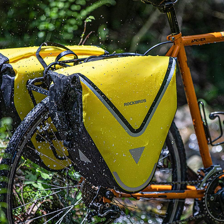 ROCKBROS Fahrrad Gepäckträgertasche Fahrradtasche 100% wasserdichte Transporttasche Hinterradtaschen