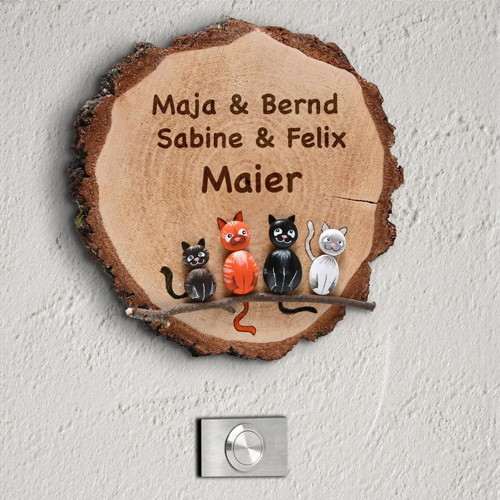 Grosse Holzscheiben zum Basteln oder Dekorieren - 5 Stück naturbelassene Baumscheiben ca. 35 cm (33