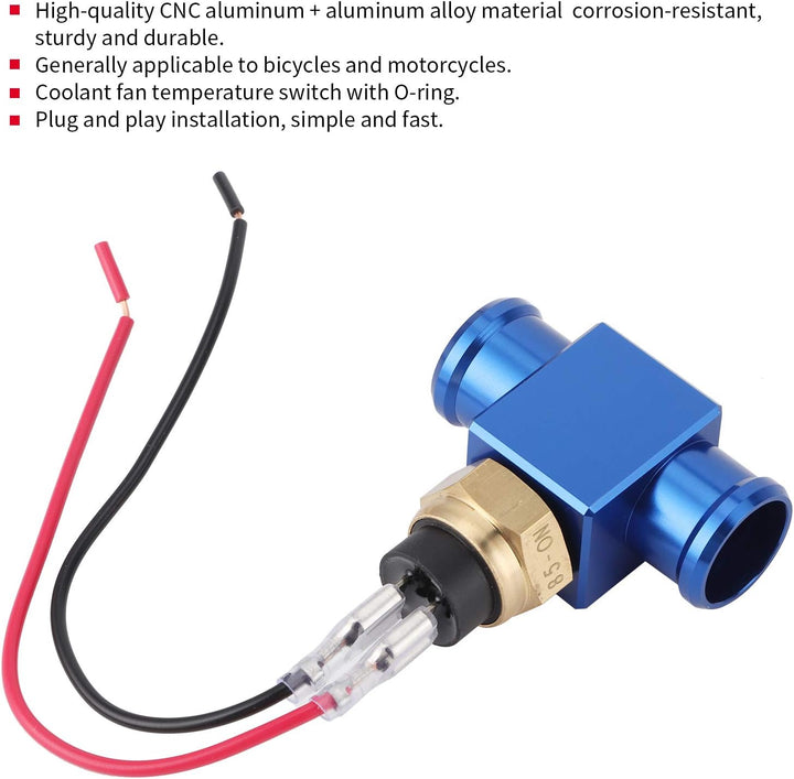 Thermostat Wassertemperaturschalter Kühlerlüfter Temperatursensor für Motorrad ATV Geländewagen Temp