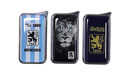 TSV 1860 München Feuerzeug Atomic Doming - offizieller Lizenzartikel (3er Set)