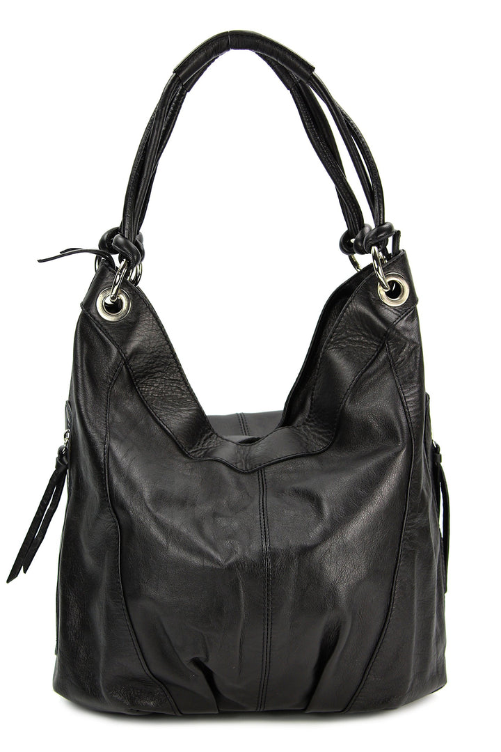 Belli ital. Nappa Leder Shopper Handtasche Damentasche Ledertasche - Farbauswahl - 35x31(mittig) x17