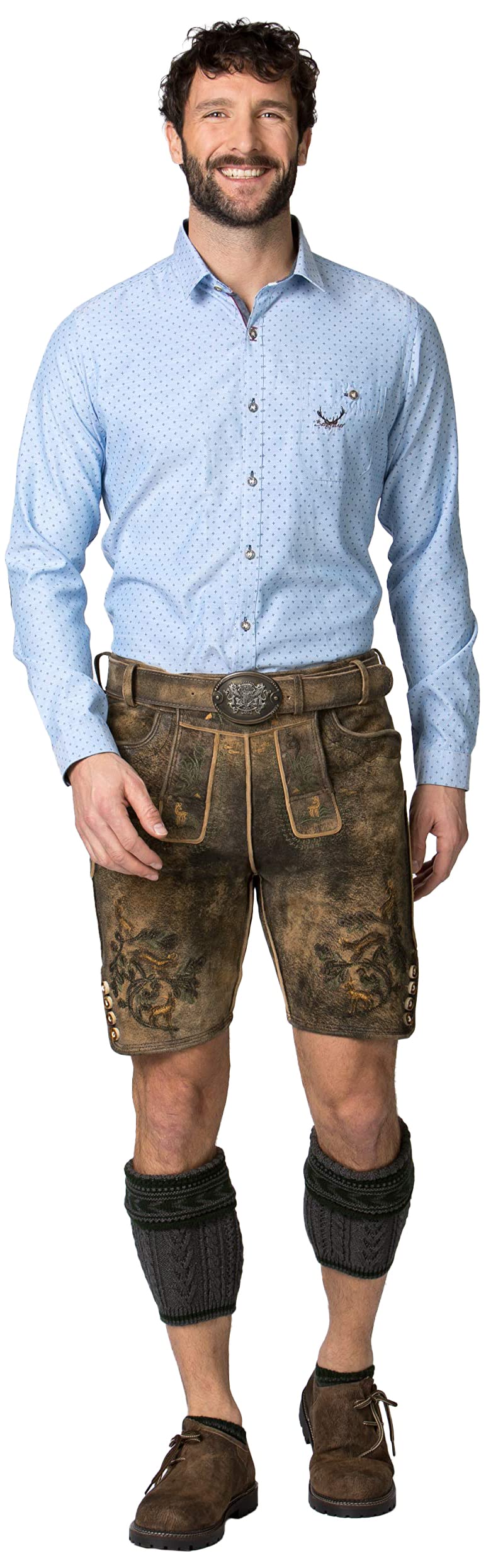 Stockerpoint Herren Hartl Hose 44 Oid Gespeckt-grün, 44 Oid Gespeckt-grün