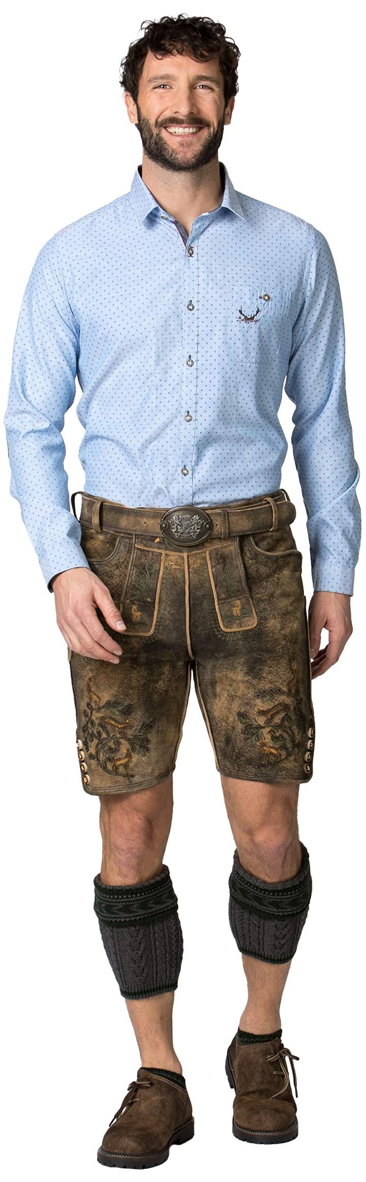 Stockerpoint Herren Hartl Hose 44 Oid Gespeckt-grün, 44 Oid Gespeckt-grün