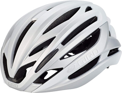 Giro Unisex – Erwachsene Syntax Fahrradhelm Road M | 55-59cm matte white/silver, M | 55-59cm matte w