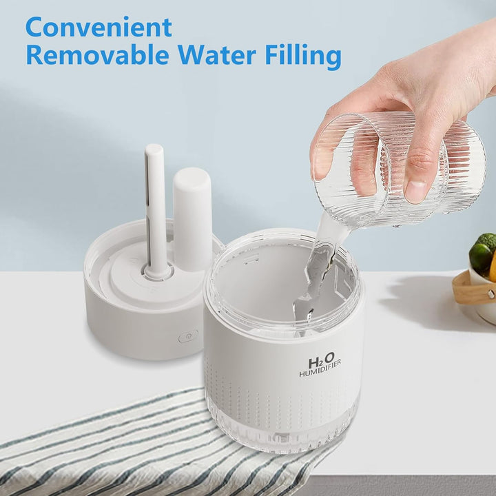 BAMCOO Luftbefeuchter,Luftbefeuchter Schlafzimmer für kinderzimmer klein Geeignet Für Babys Und Pfla