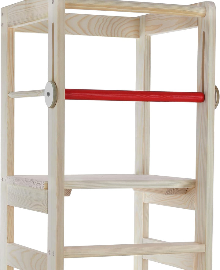 Love For Sleep Lernturm für Kinder Montessori - ab 1 Jahr Höhenverstellbar - Learning Tower aus Holz