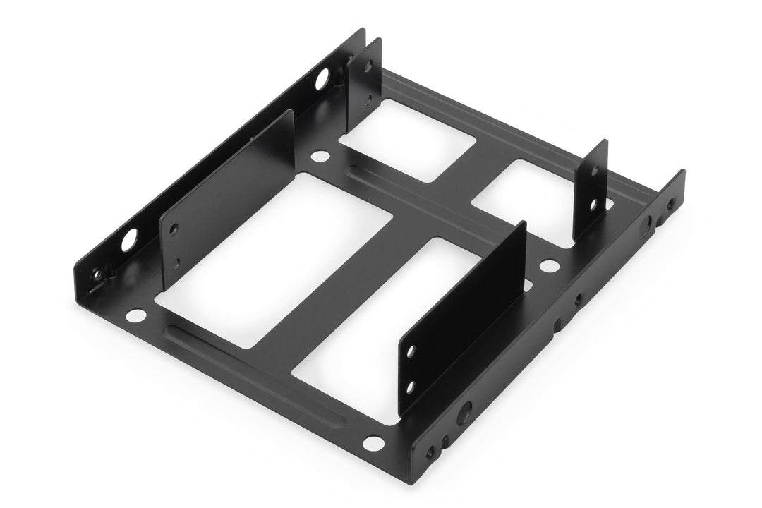 DIGITUS Montagekit: Dual SSD/HDD 2.5 -> 3.5 Bay inkl. Einbaurahmen Metal, Schrauben, Kabelset, DA-70