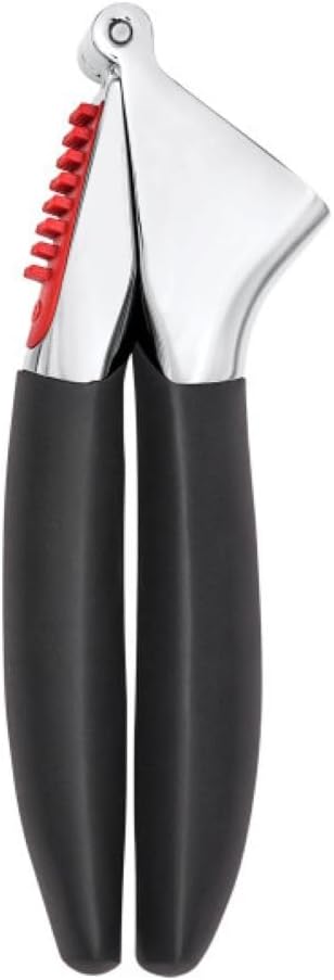 OXO Good Grips Knoblauchpresse zum Zerdrücken von Knoblauch und Ingwer – spülmaschinenfest Single, S