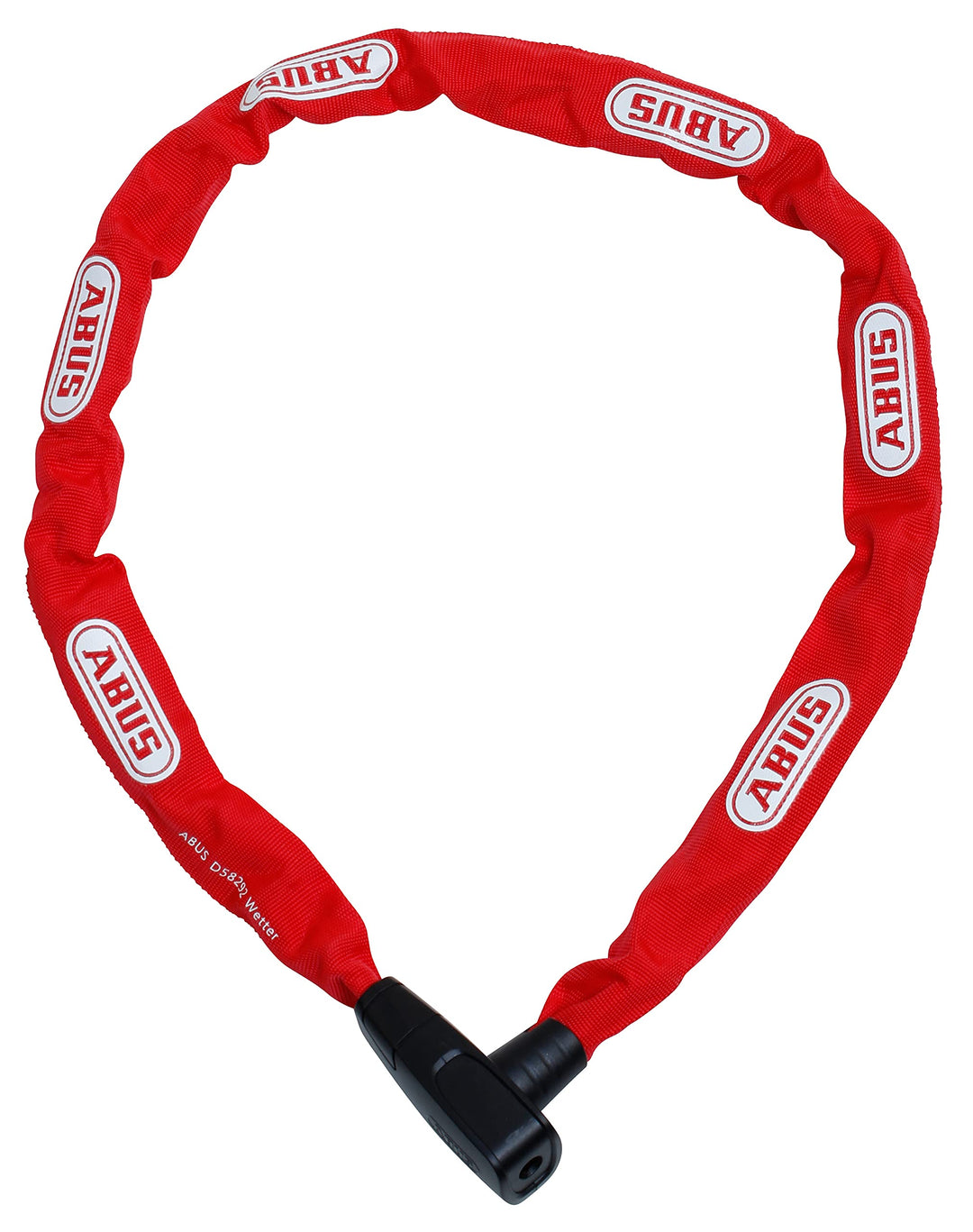 ABUS Unisex – Erwachsene 6800/85 BK 2.0 Kettenschlösser 110 cm Rot, 110 cm Rot
