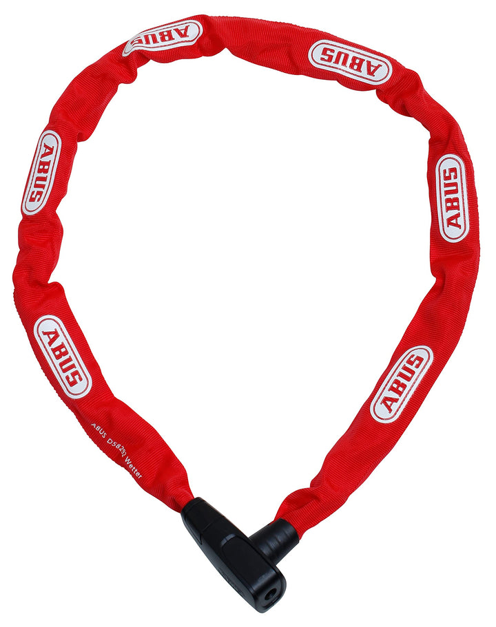 ABUS Unisex – Erwachsene 6800/85 BK 2.0 Kettenschlösser 110 cm Rot, 110 cm Rot