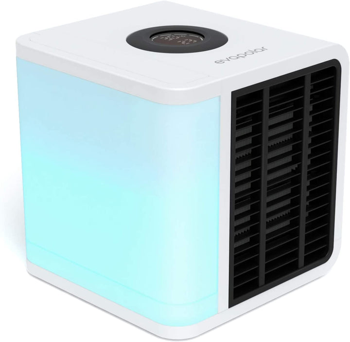 Evapolar evaLIGHT Plus Luftkühler & Luftbefeuchter - Tragbarer Kühl-Ventilator mit Vollspektrum-LED-