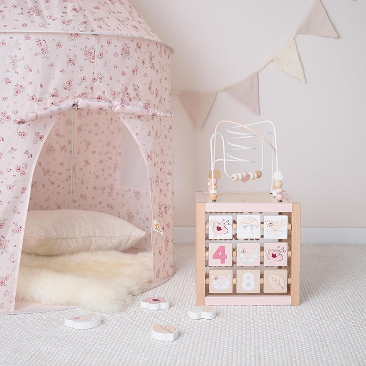 Bieco Motorikwürfel REH Ella XXL nachhaltiges Holz FSC® | Spielwürfel Baby | Motorikwürfel ab 1 Jahr