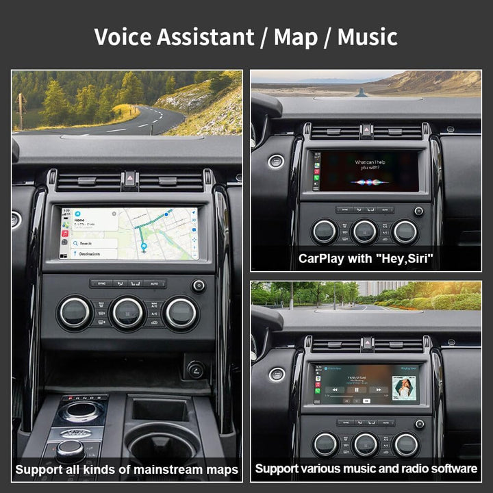 10,25 Zoll Wireless Carplay Android Auto Retrofit Kit Decoder mit Auto Rückfahrkamera für Land Rover