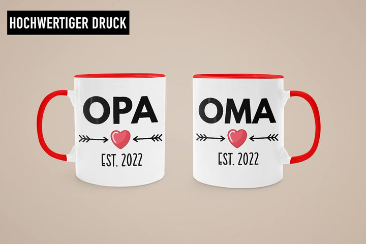 Trendation - Ihr werdet Oma und Opa 2022 Geschenk Schwangerschaft Verkünden Überraschung Baby Du Wir