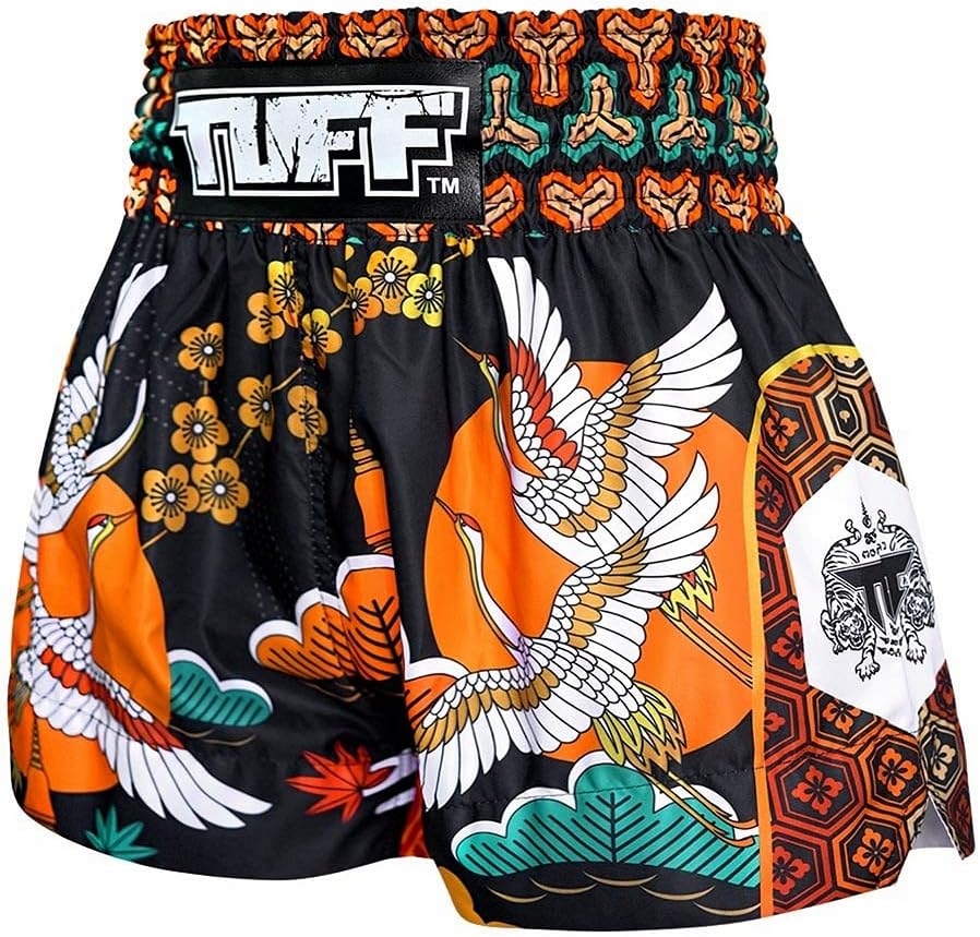 Tuff Sport Muay Thai Boxshorts Herren & Unisex Blau Grösse S Traditioneller Stil MMA Kickboxen Grapp