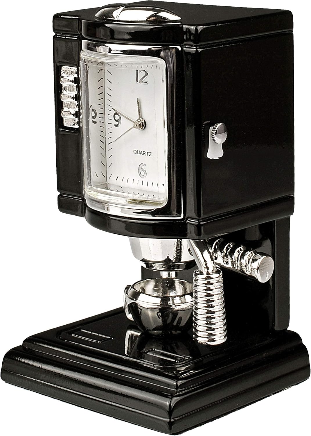 alles-meine.de GmbH kleine - Tischuhr/Miniatur - Uhr - Kaffemaschine - Kaffeeautomat/Küchenmaschine