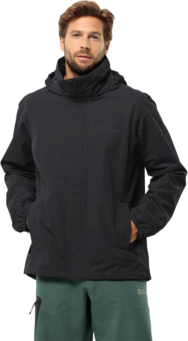 Jack Wolfskin Herren Stormy Point 2l Jkt M Jacket Schwarz S, Schwarz S
